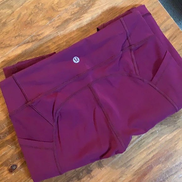 Lululemon All The Right Places Pant II Low Rise 28” Fushia - Picture 5 of 5